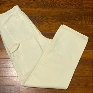 brandy melville white cargo pants